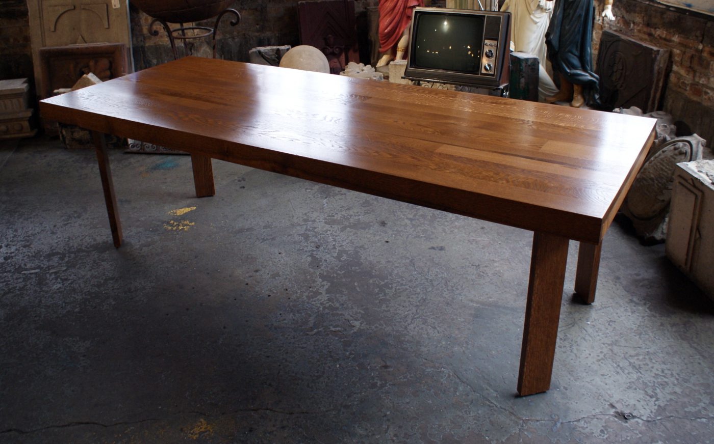 Custom Oak Reclaimed Wood Table