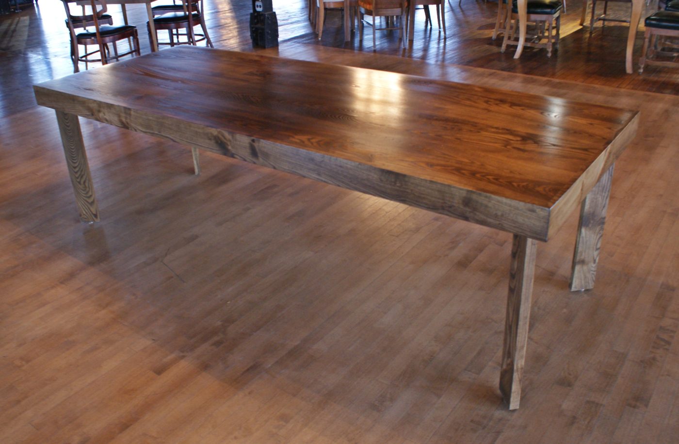 Custom Ash Reclaimed Wood Table