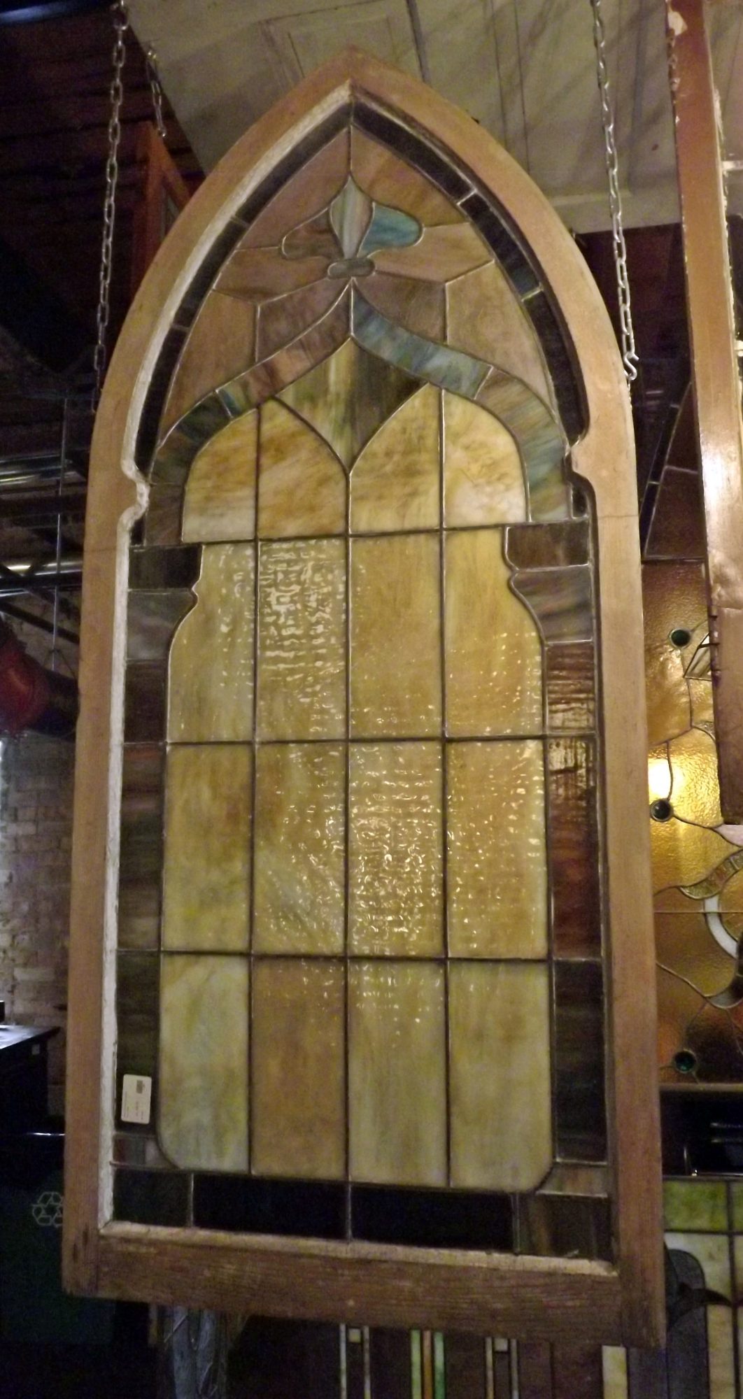 Gothic Arch Multi Color Stained Glass