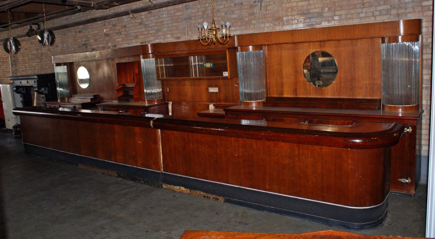 Art Deco Front and Back Bar