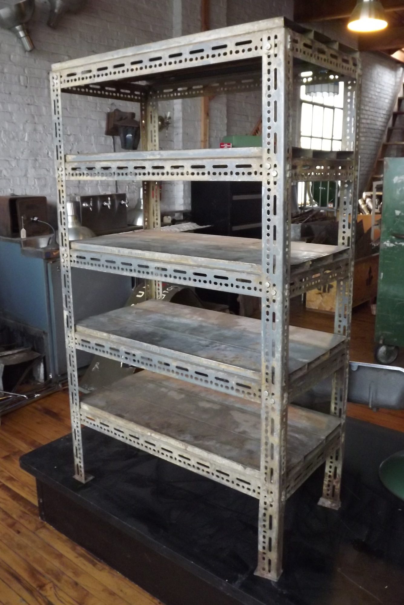 Short Metal Shelving Unit