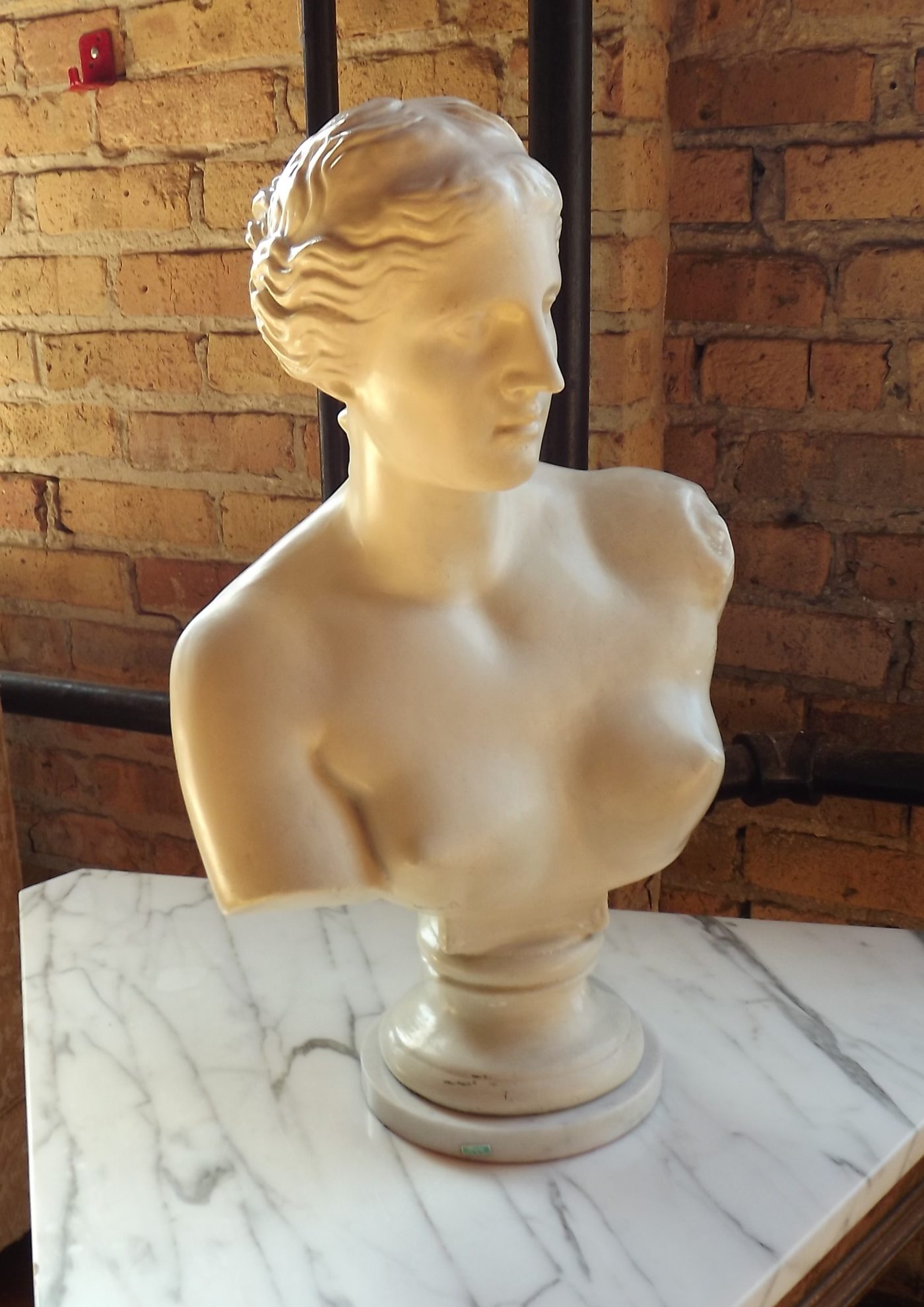 Large Plaster Athena Bust