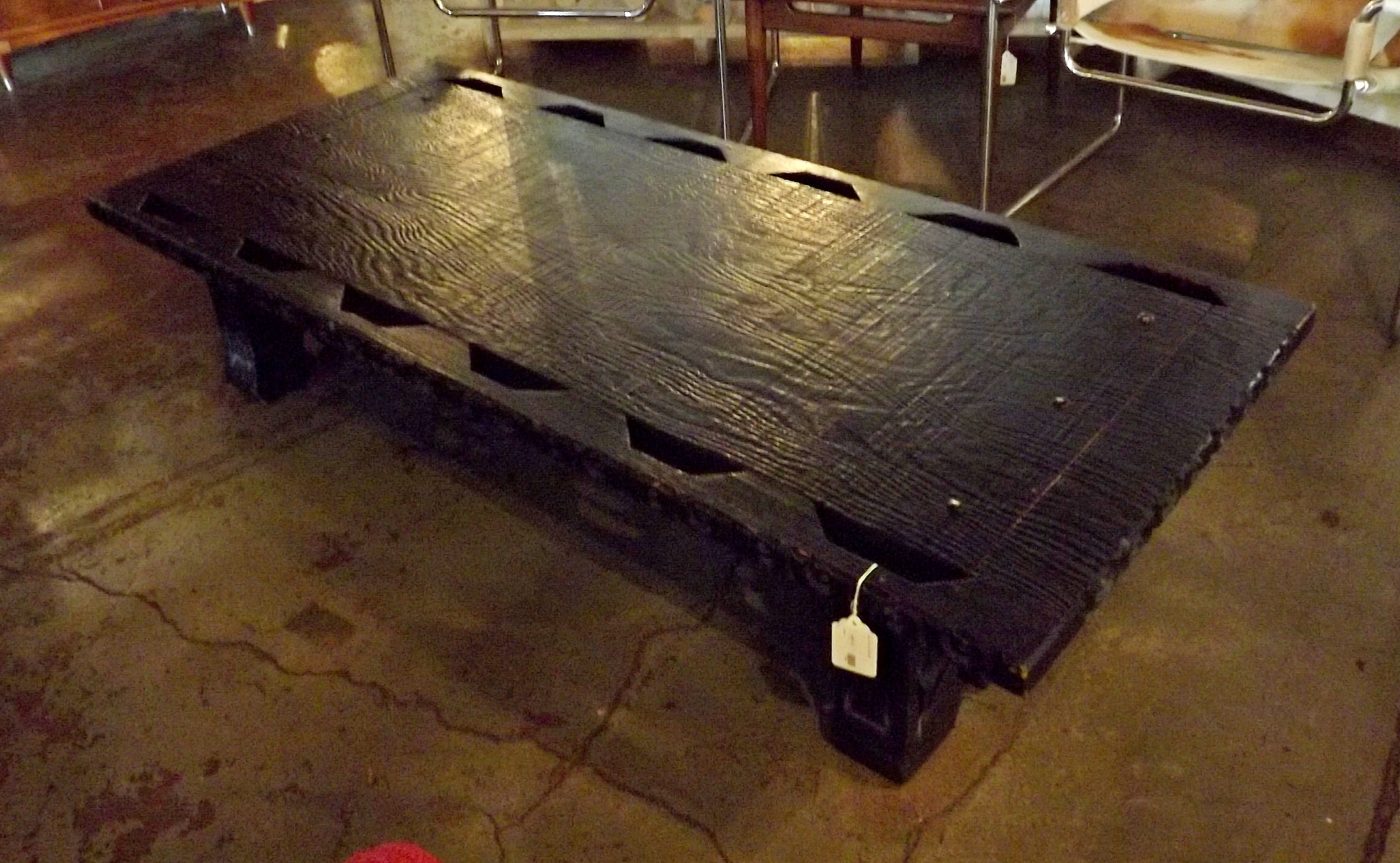 Black Primitive Coffee Table