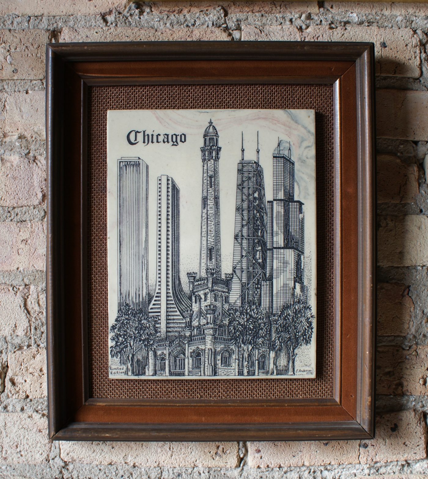 Chicago Etching by Eugene Andreyev 1979 RARE