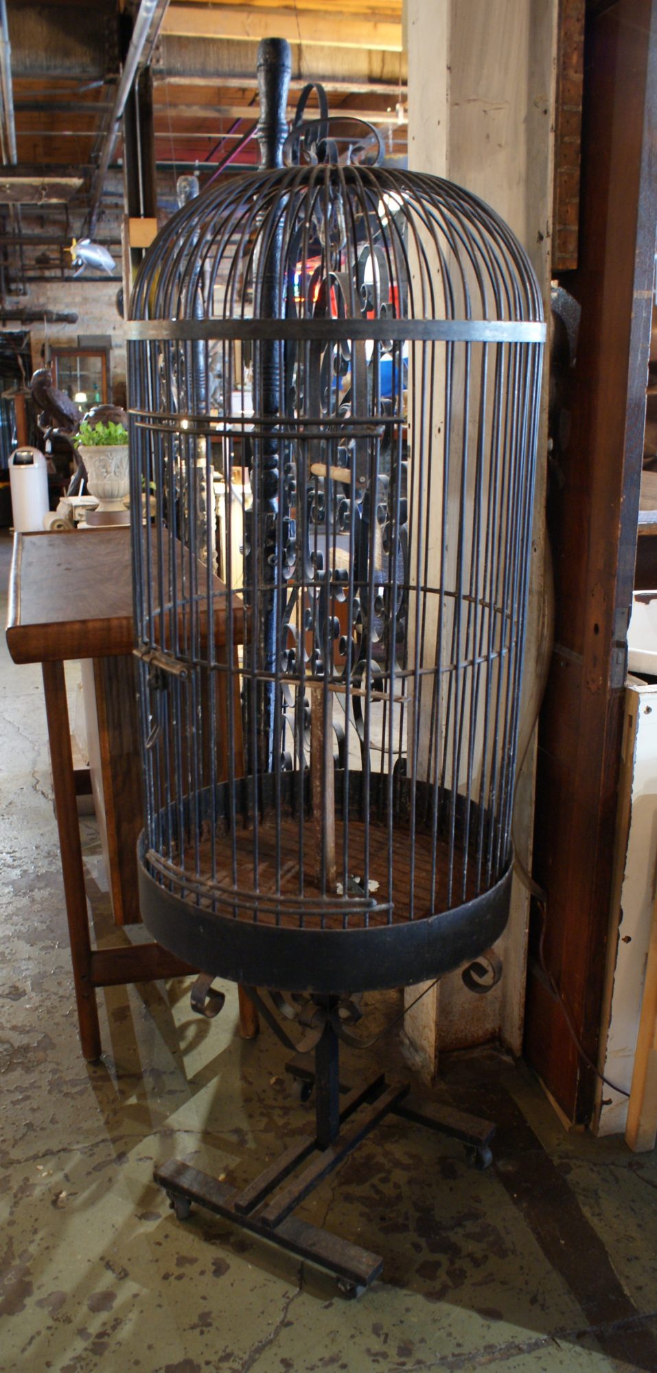 Large Iron Birdcage