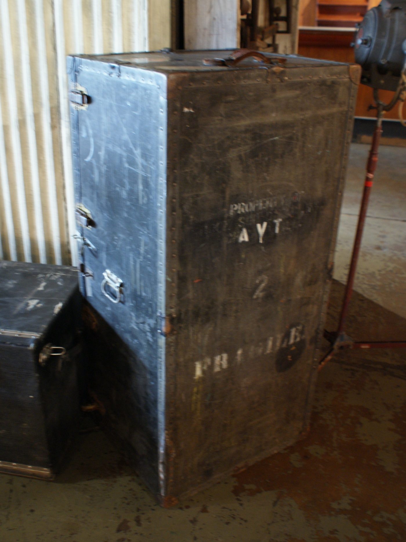 Large Antique Steamer Trunk