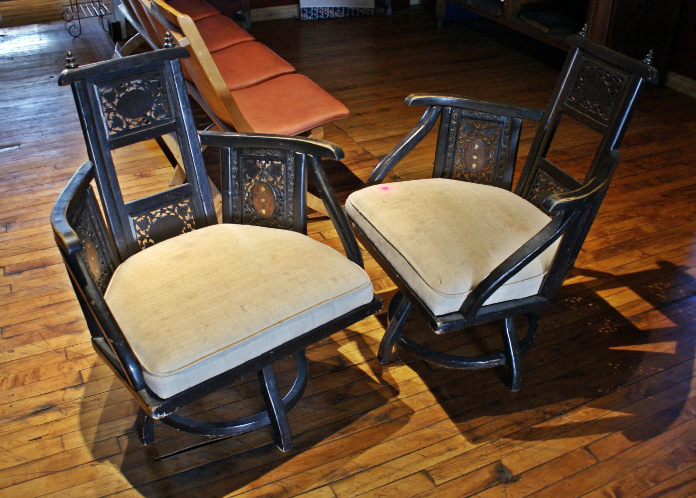 Asian Swivel Chair PAIR