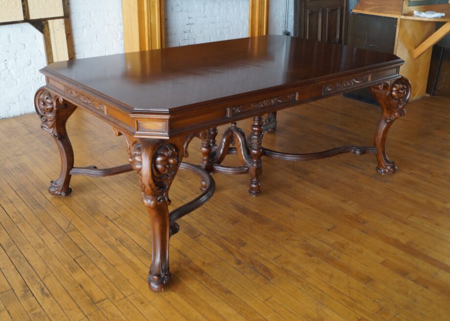 Carved Victorian Dining Table