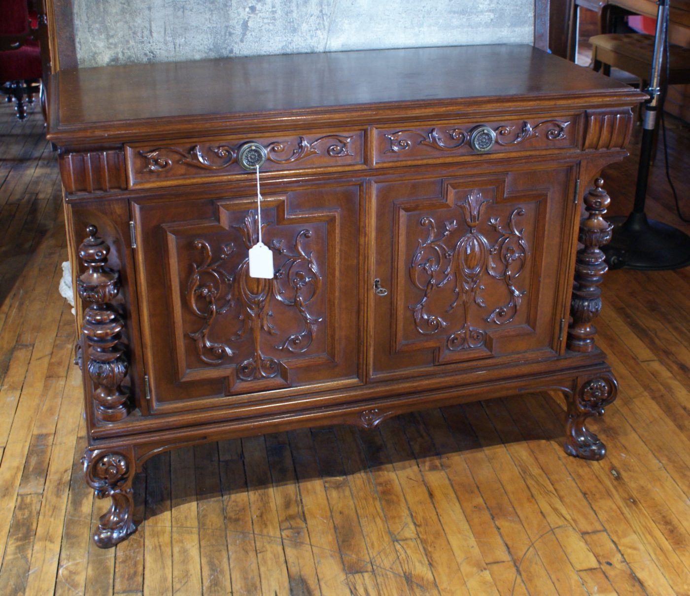 Carved Victorian Cabinet