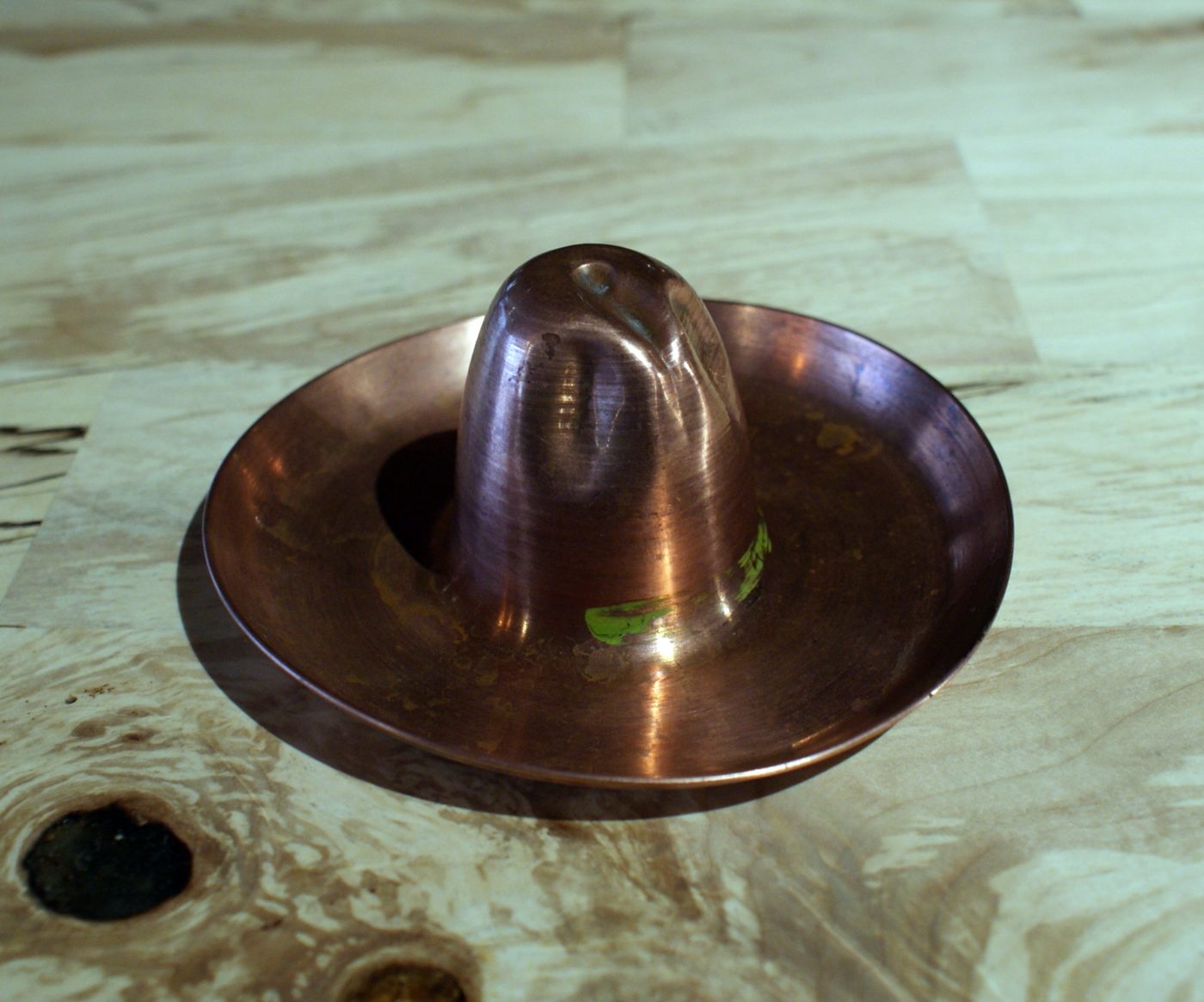 Brass Sombrero Ashtray