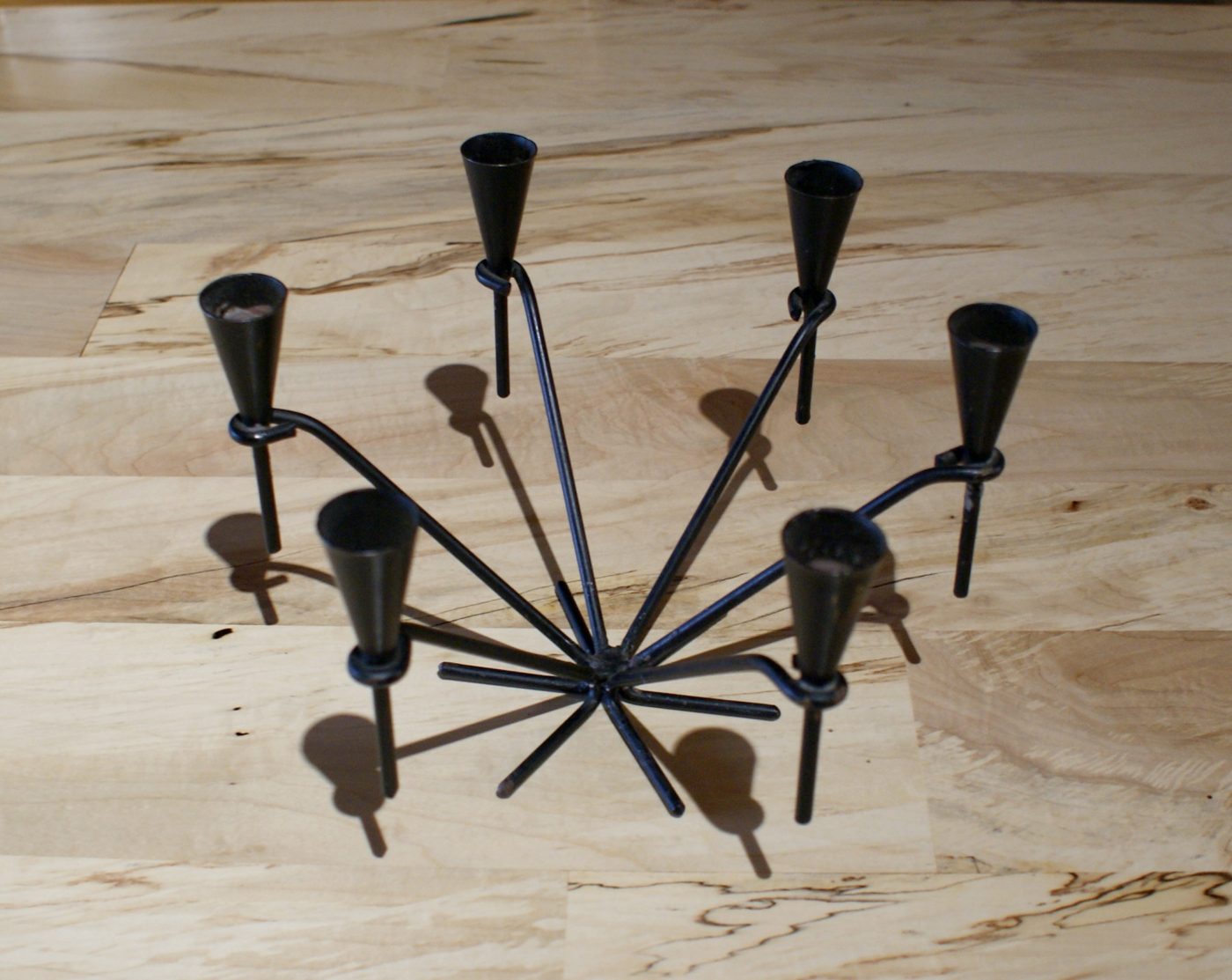 MCM 6 Light Table Candelabra