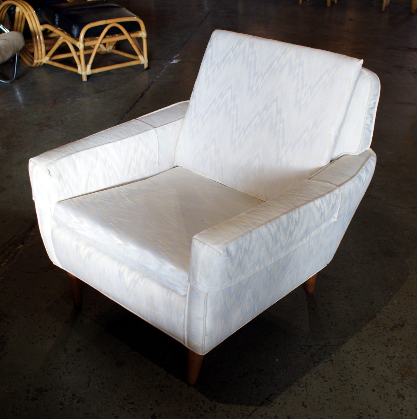 White Armchair by Dux