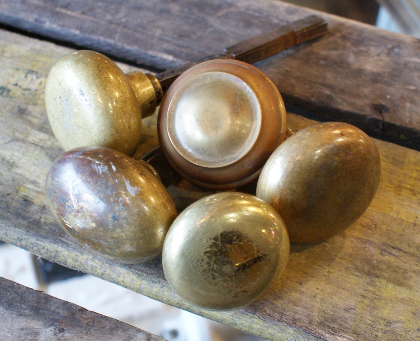 Plain Brass Doorknob