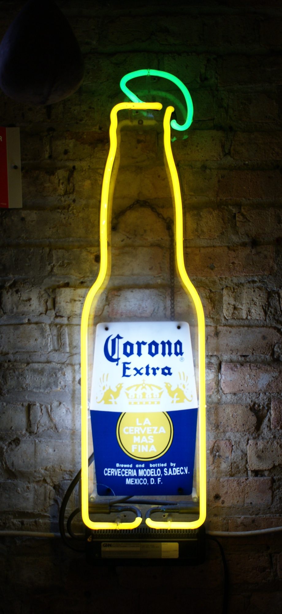 Corona Neon Bottle Sign