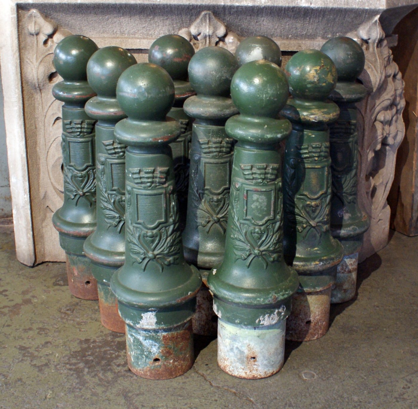 Antique Iron Bollards from the Netherlands