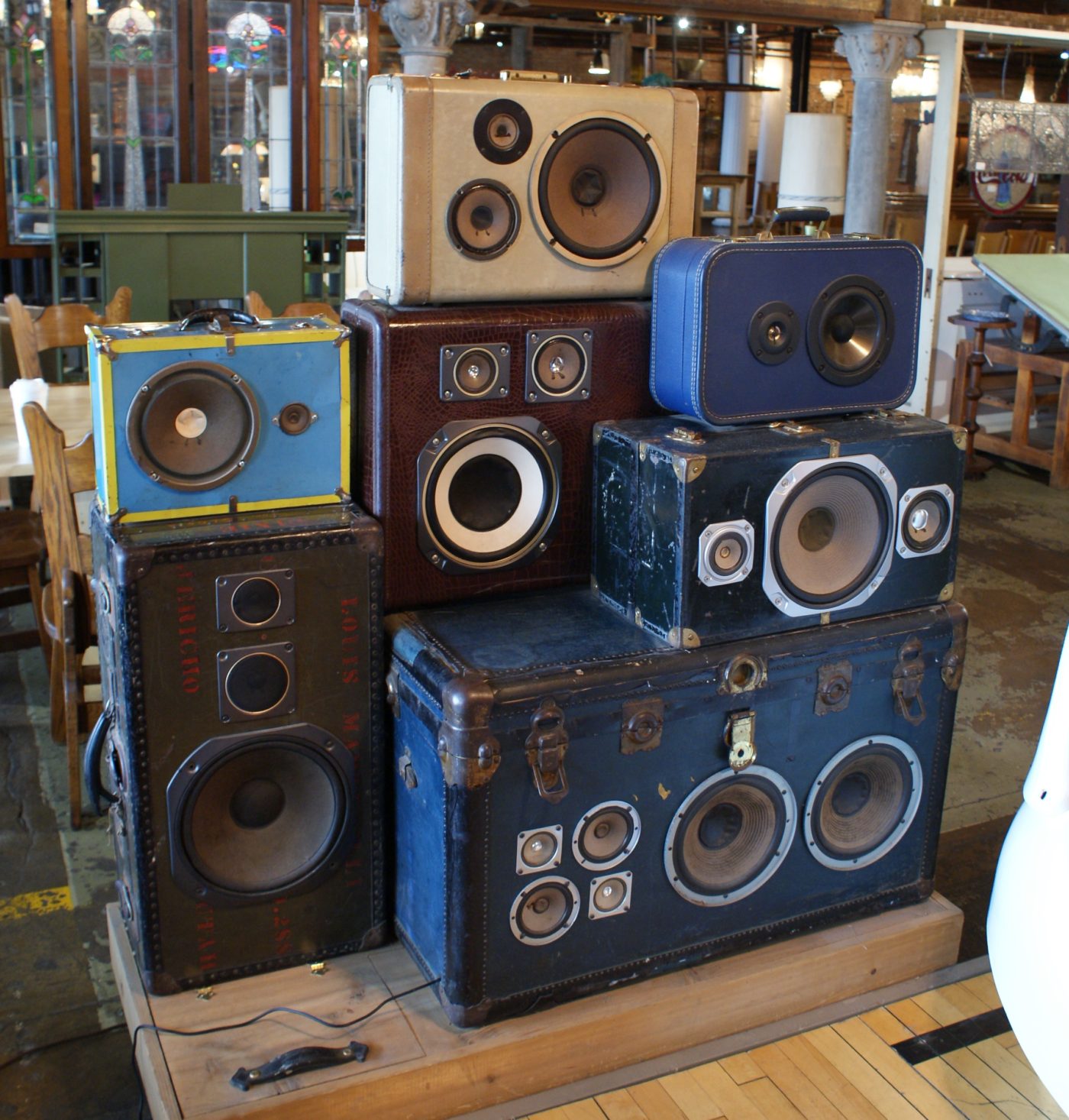 Luggage Speaker Stack