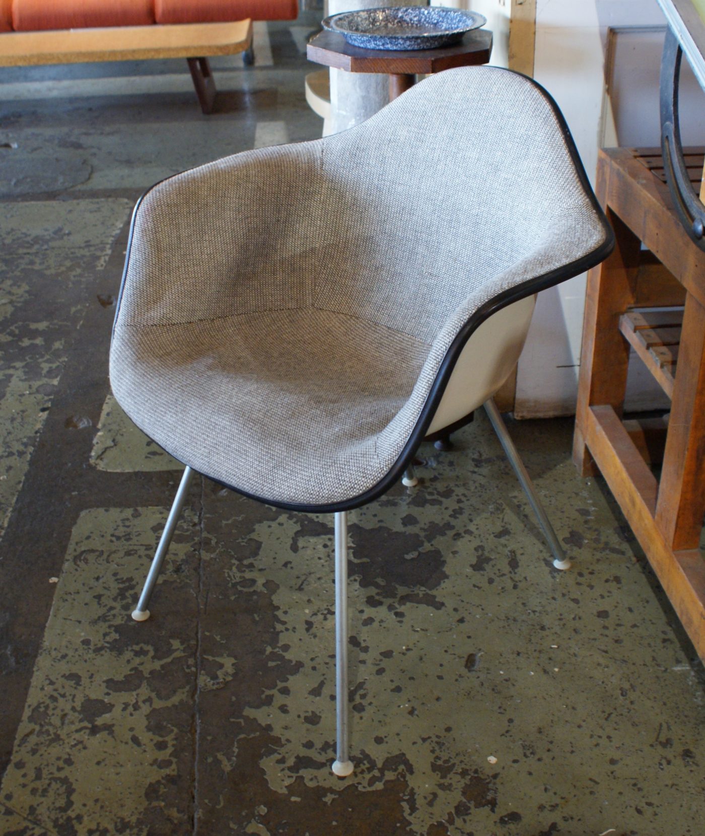 Eames Upholstered Shell Arm Chair