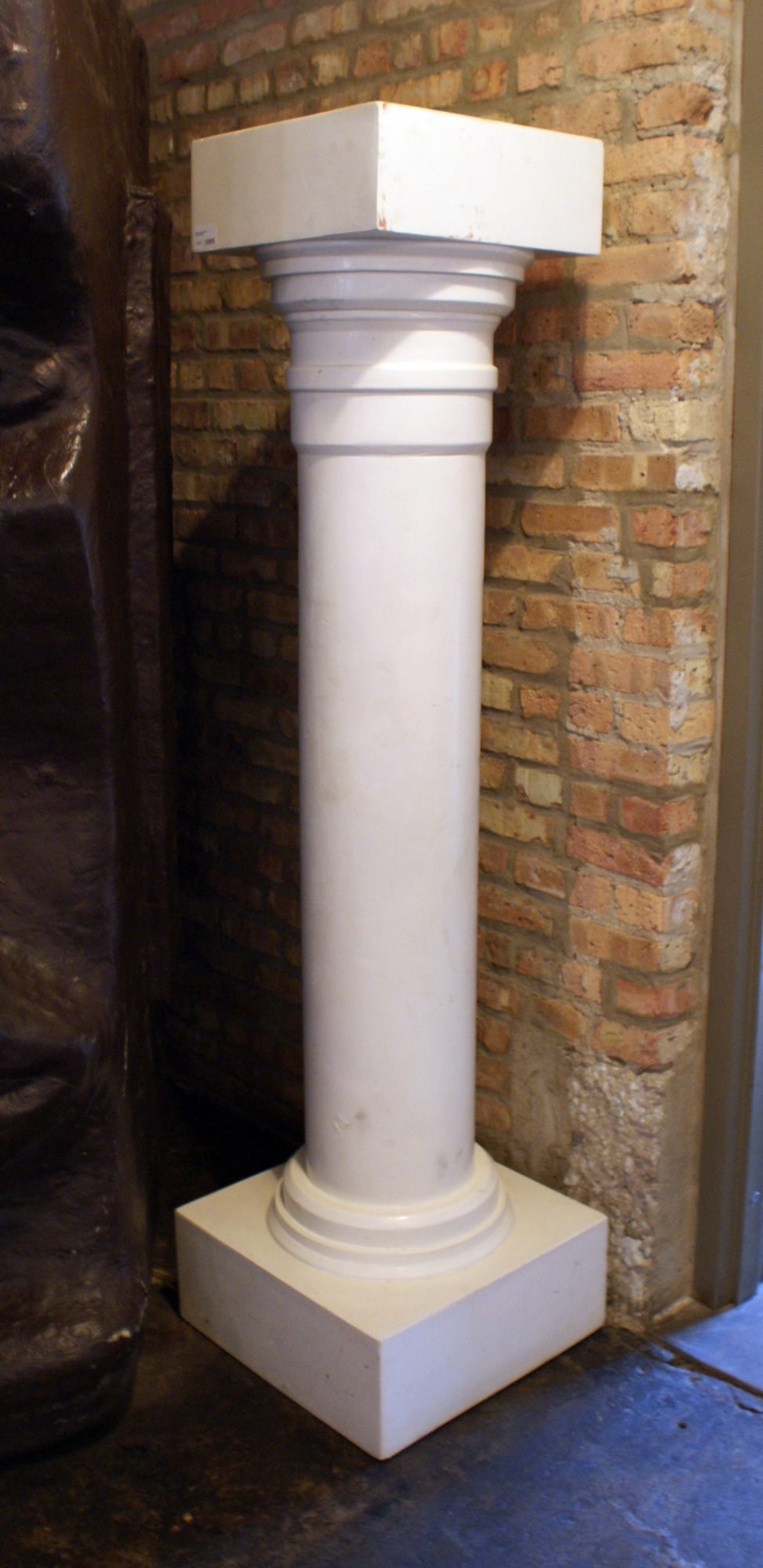 White Fiberglass Pillar