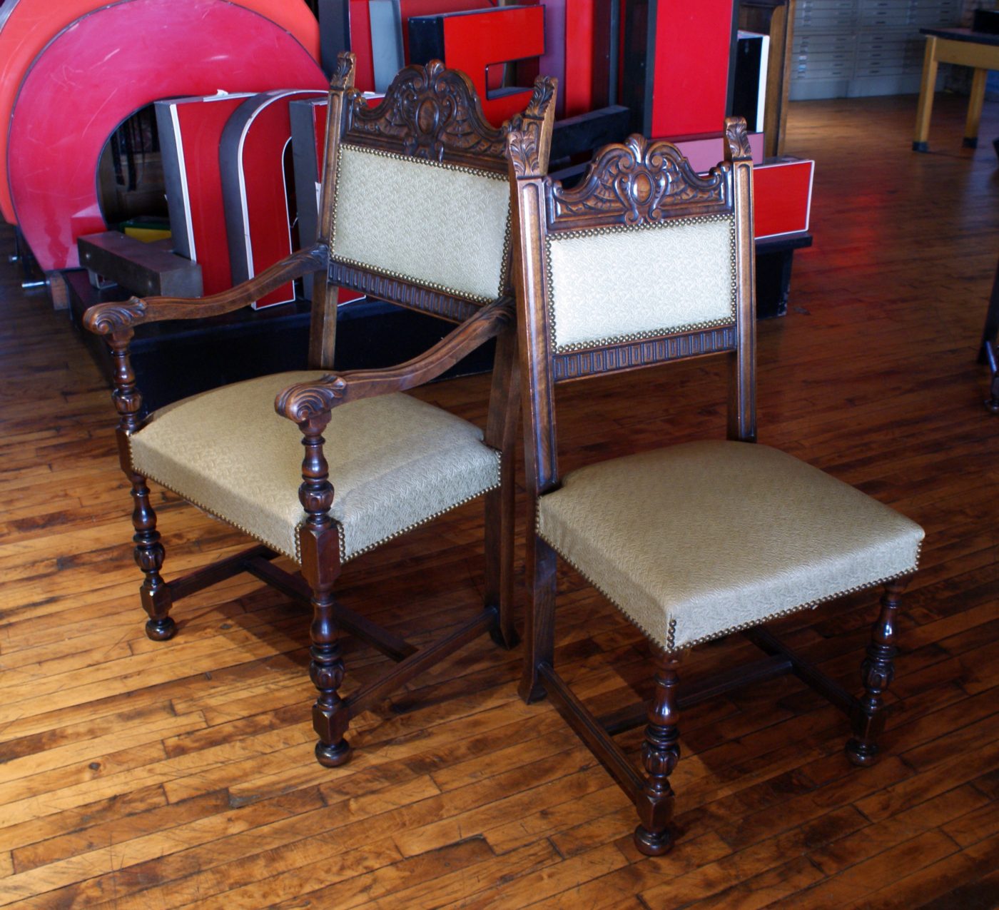 Antique Spanish Colonial Dining Chair