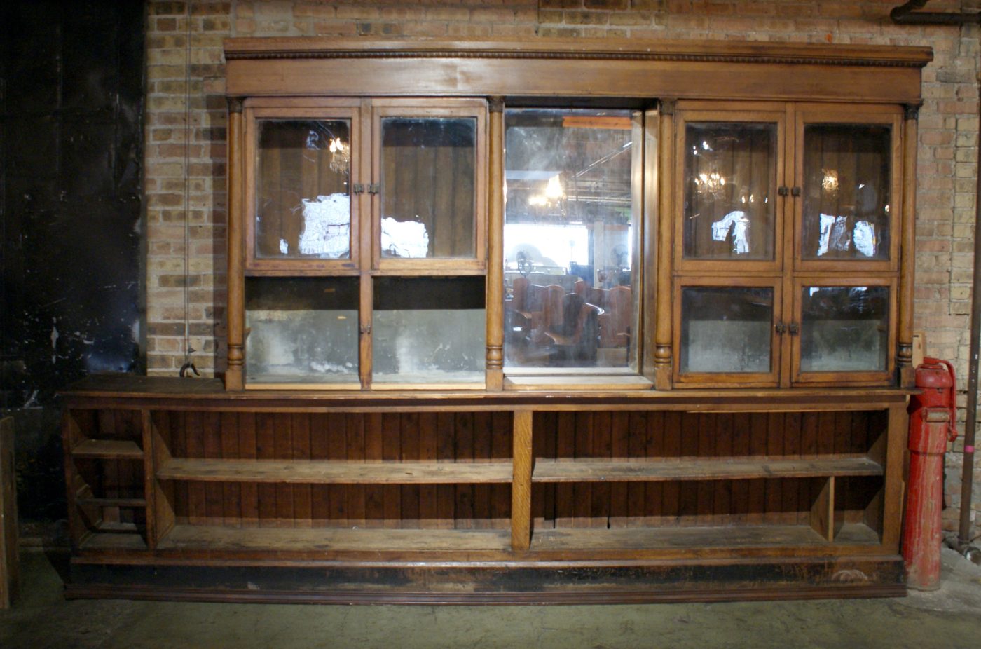 Antique Cigar Display Cabinet