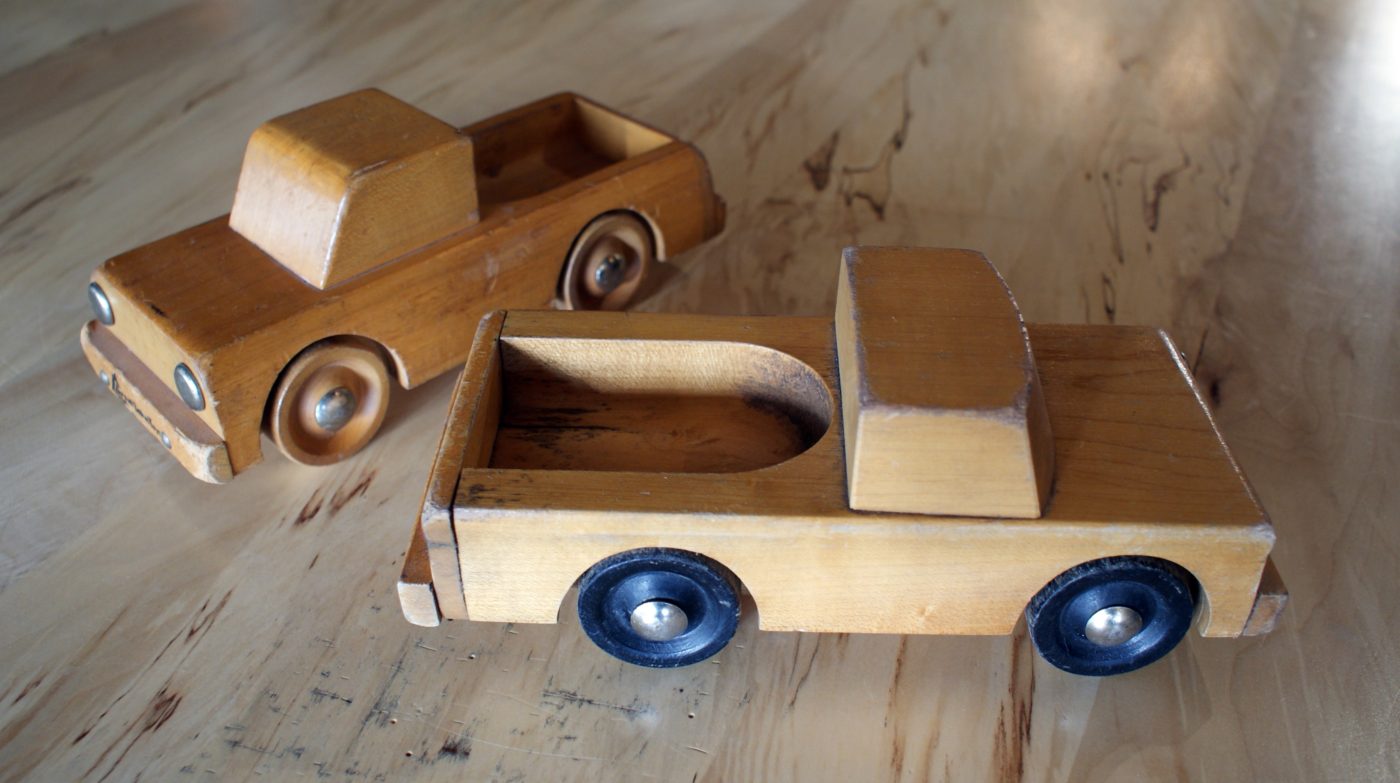 Vintage Wood Toy Truck