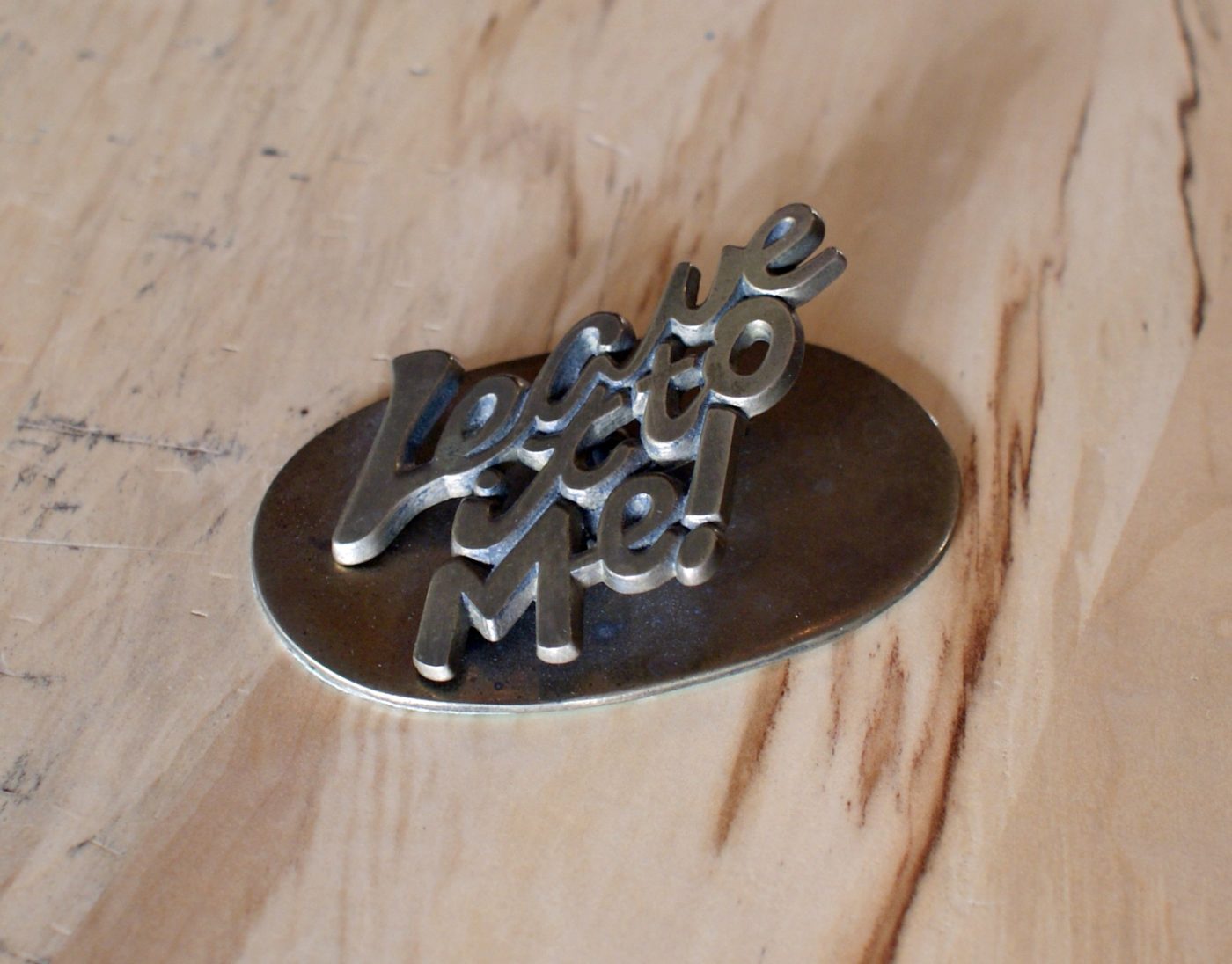 Leave it to Me Brass Desk Clip