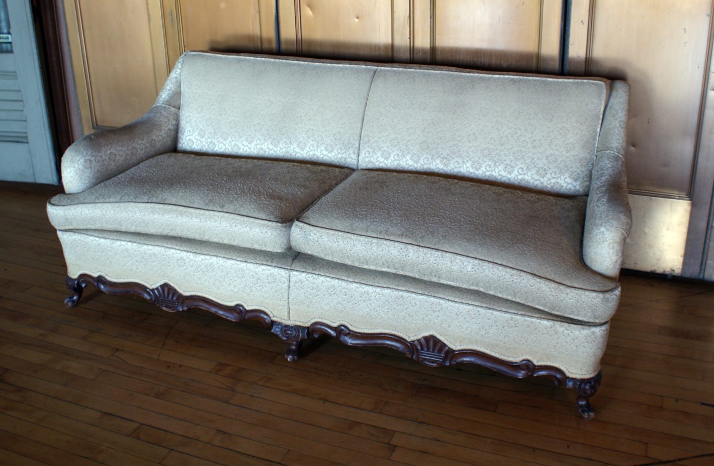 Victorian Loveseat w Carved Detail