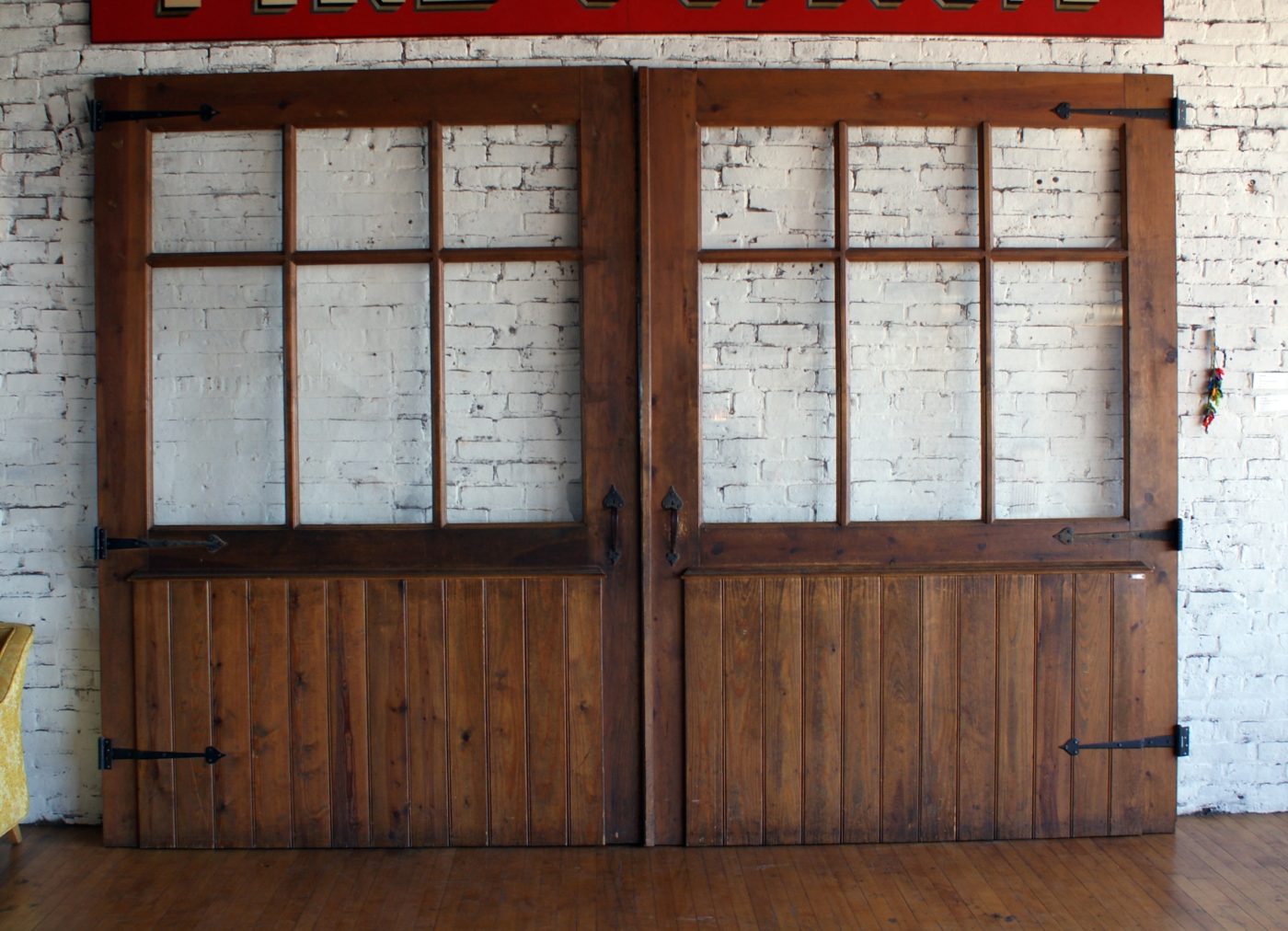 Fire House Exhibit Garage Door PAIR from MSI Chicago