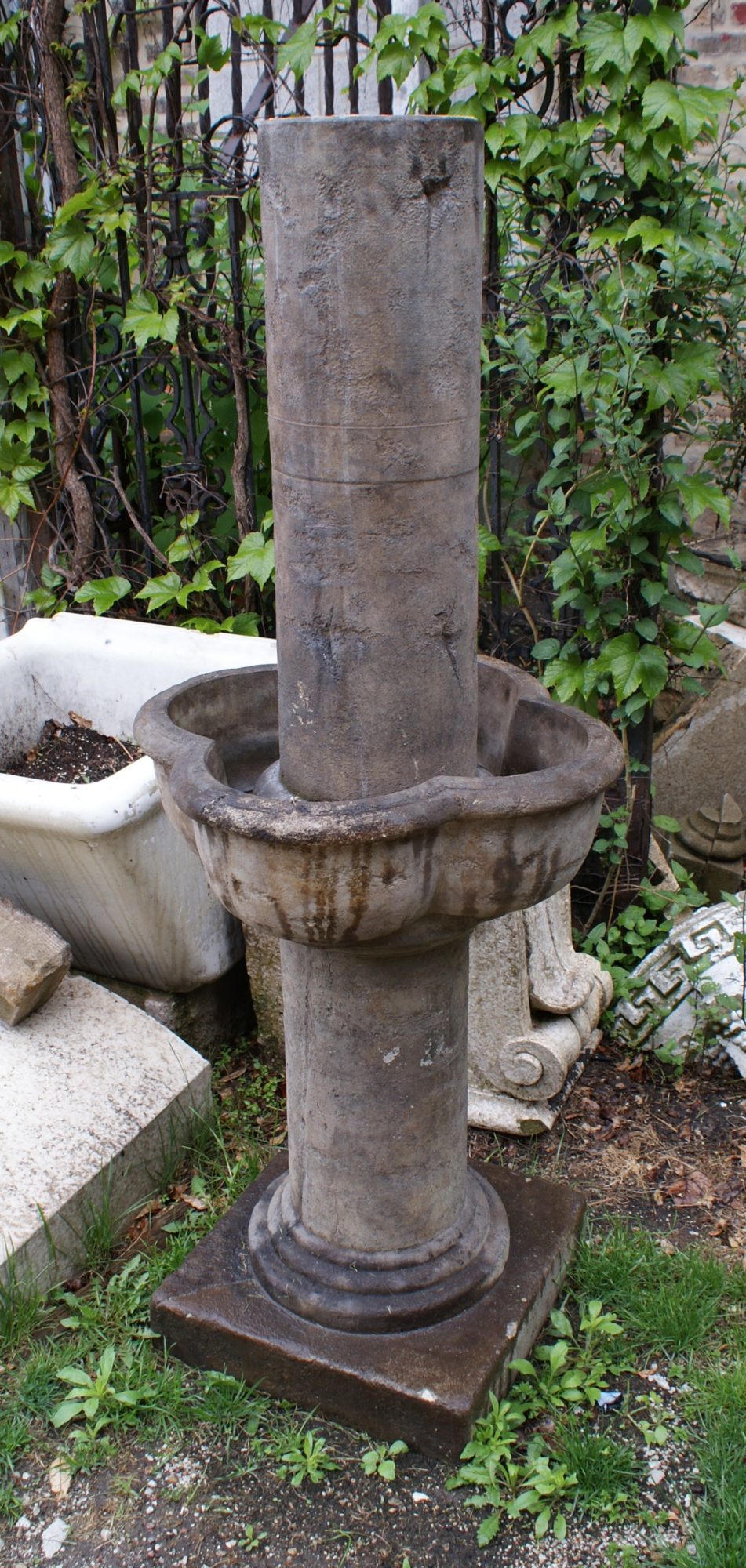 Cast Pedestal Fountain by Henri Studios Wauconda IL