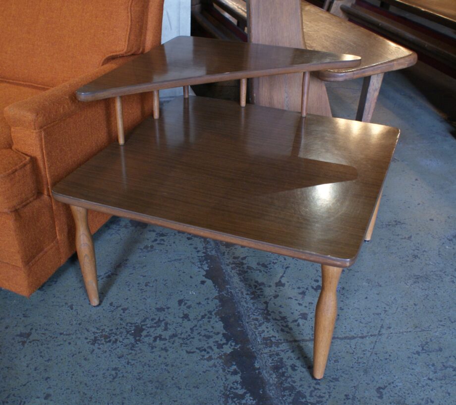 MCM 2 Tier Square Side Table