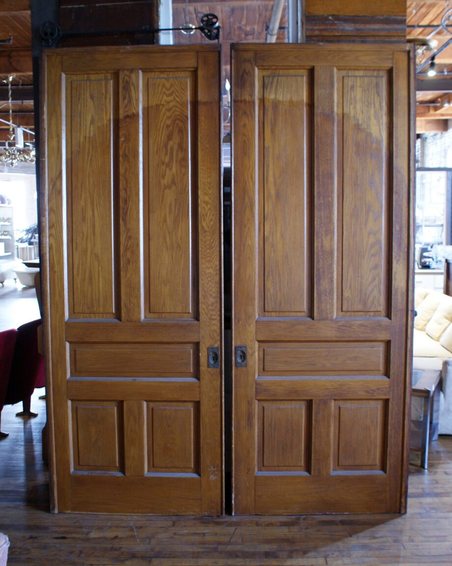 Large 5 Panel Pocket Door PAIR