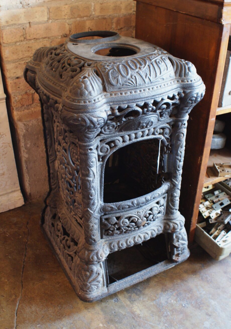 Antique Goodwill Iron Parlor Stove