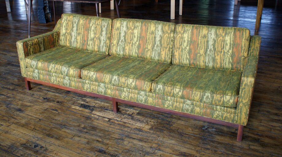 MCM Olive Patterned Sofa