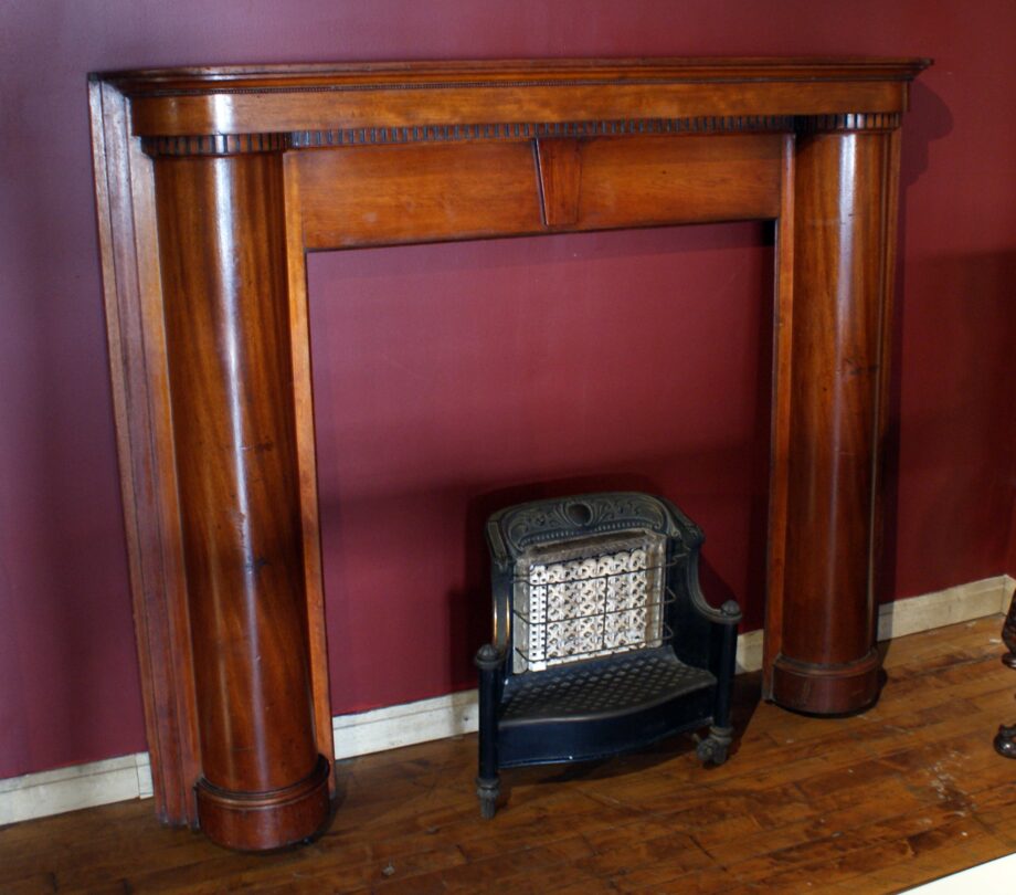 Art Deco Wood Mantel