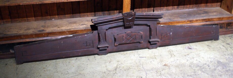 Antique Wood Doorway Header