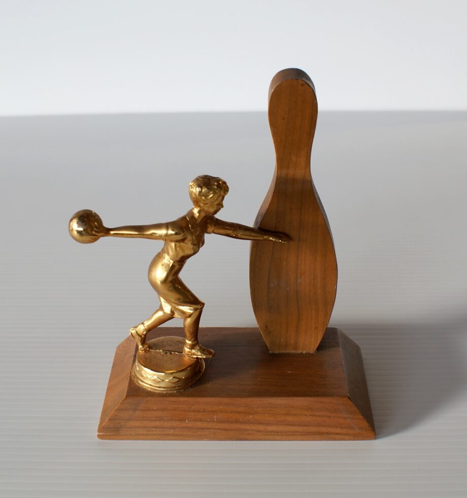 Small Vintage Bowling Trophy