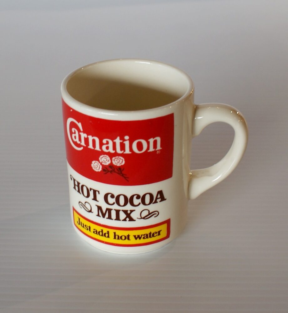 Vintage Carnation Hot Cocoa Mug