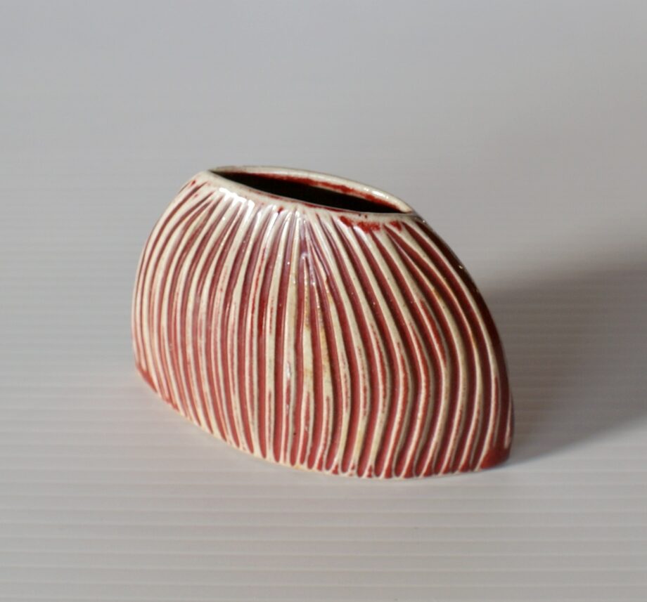 Small Striped Deco Vase