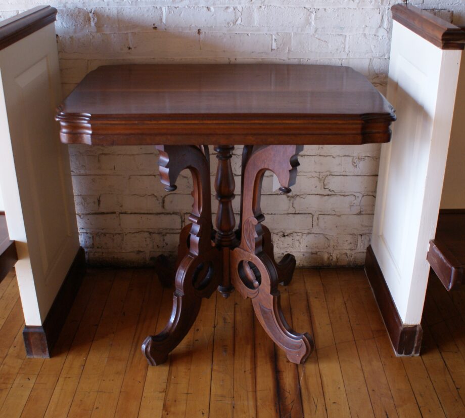 Antique Rectangular Wood Occasional Table