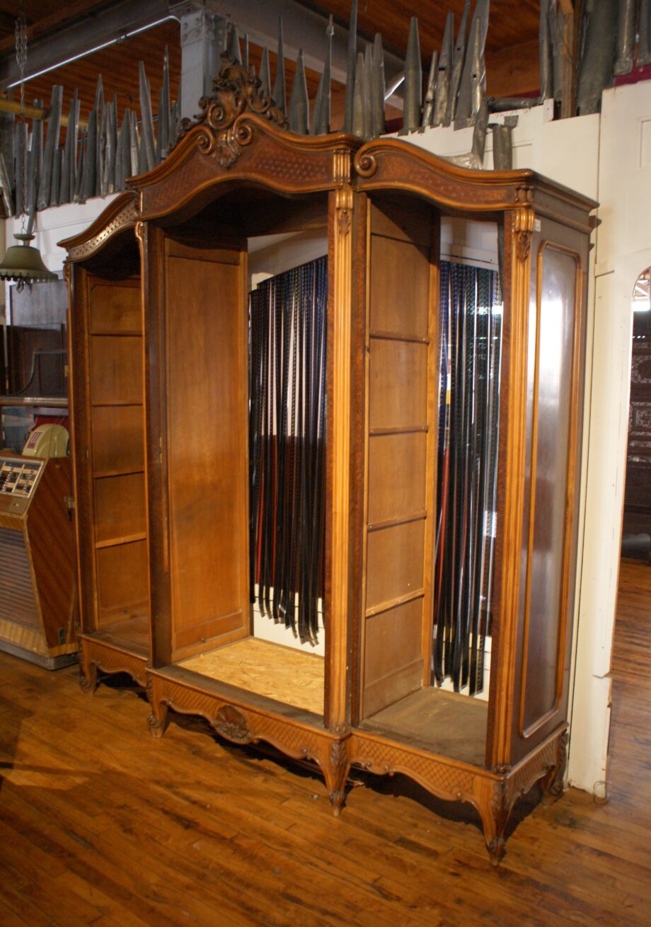 Extra Large Carved Armoire w/o Doors