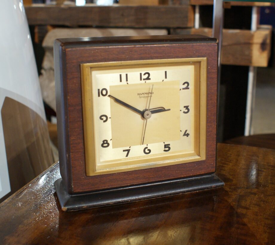 Hammond Walnut Desk Clock