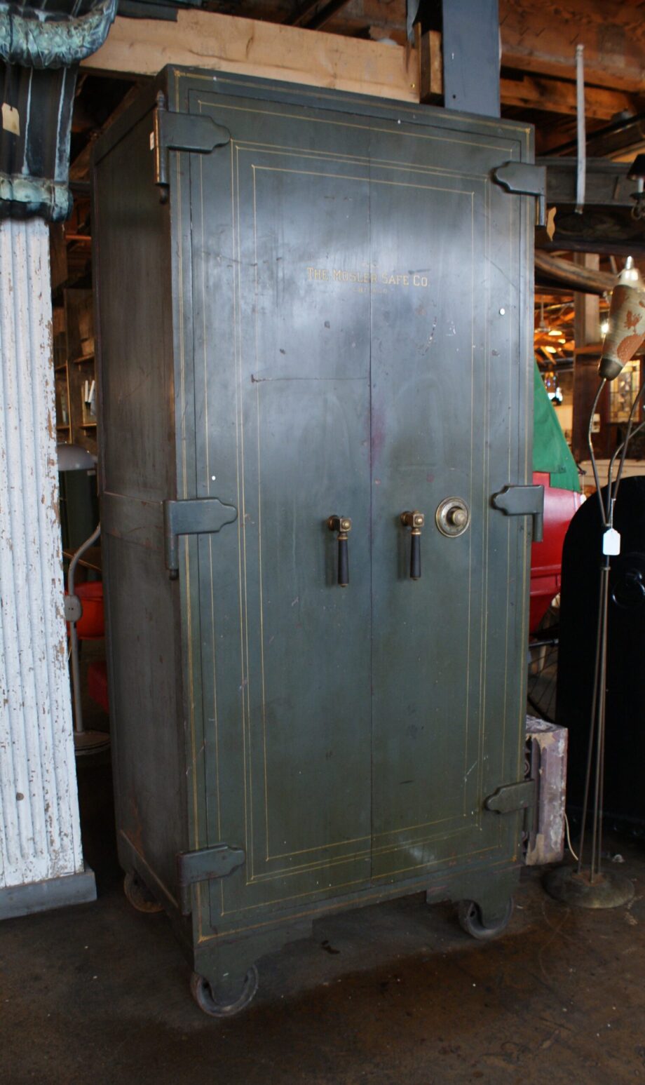 Antique Mosler 2 Door Safe