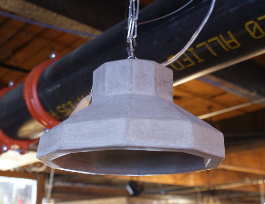 Cast Concrete Settenani Gongolo Pendant by Karmen