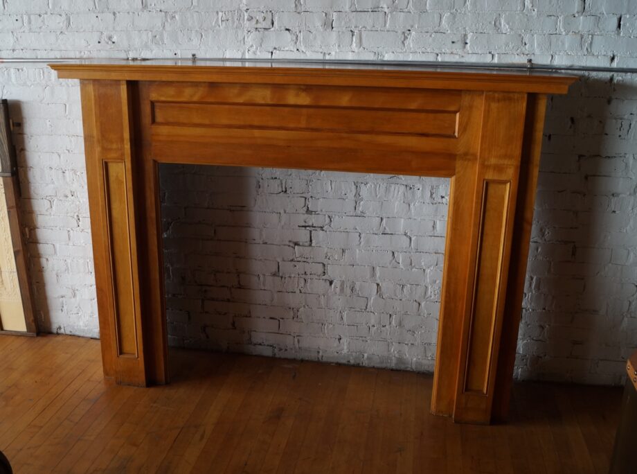 Oversized Wood Mantel w 3 Panels