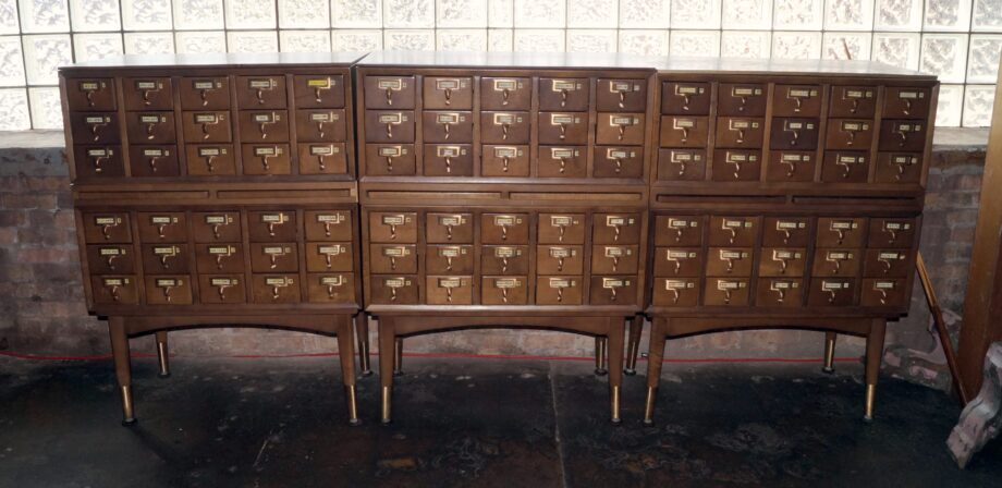 Myrtle Desk Co Library Card Catalog