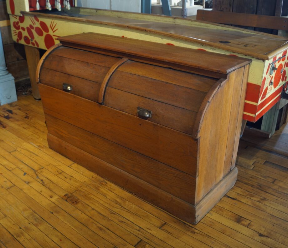 Antique 2 Curved Door Grain Bin