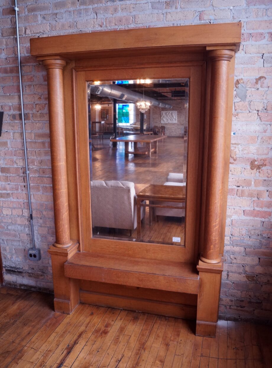 Pier Mirror w Plain Columns