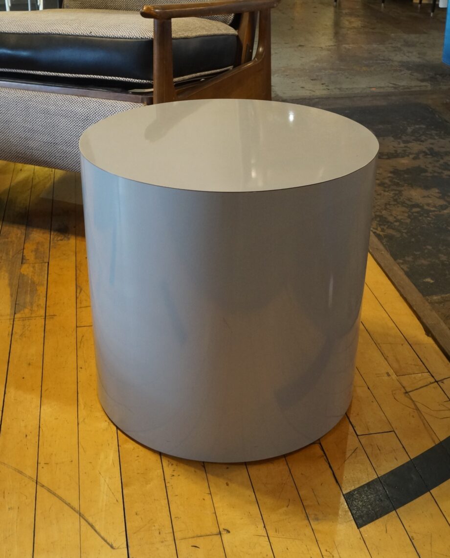 Formica Cylinder Side Table