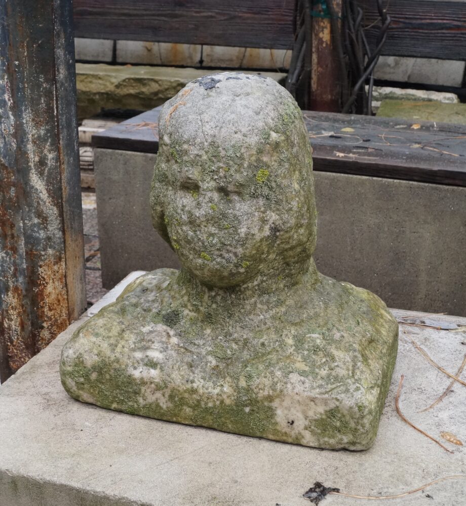 Weathered Stone Bust