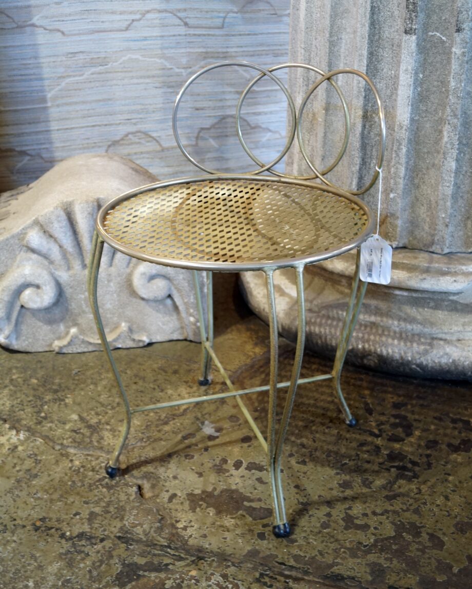 Vintage Metal Bath Chair